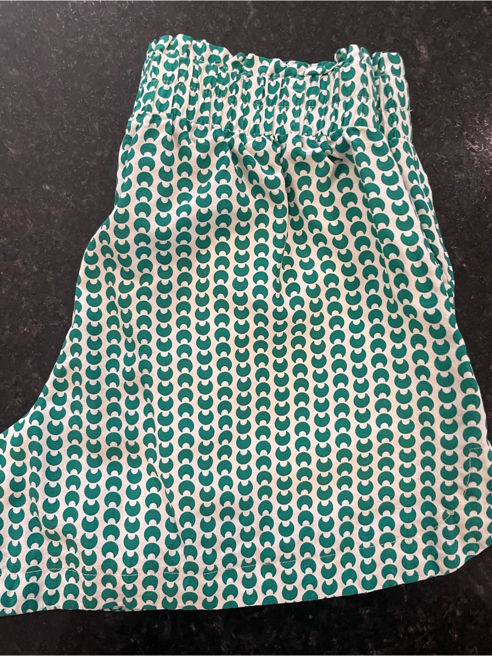 A New Day High-Waist Green Printed Short Set - Picture 3 of 12